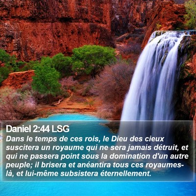 Daniel 2:44 LSG Bible Verse Image