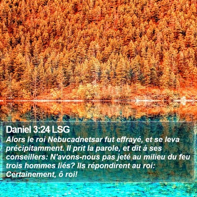 Daniel 3:24 LSG Bible Verse Image