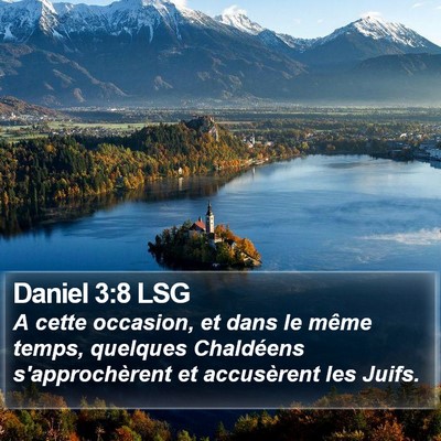 Daniel 3:8 LSG Bible Verse Image