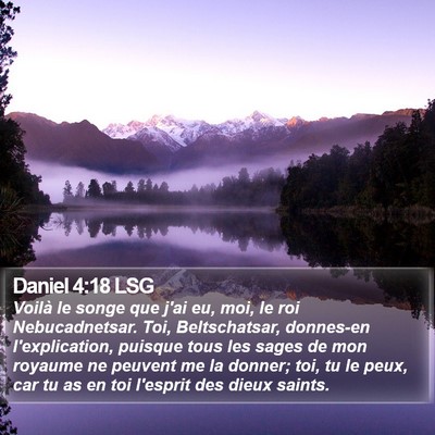 Daniel 4:18 LSG Bible Verse Image