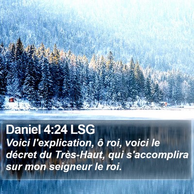 Daniel 4:24 LSG Bible Verse Image