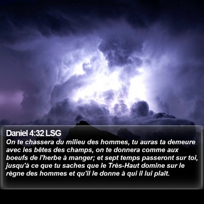 Daniel 4:32 LSG Bible Verse Image