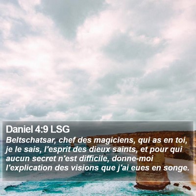 Daniel 4:9 LSG Bible Verse Image