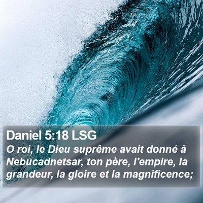 Daniel 5:18 LSG Bible Verse Image