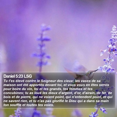 Daniel 5:23 LSG Bible Verse Image