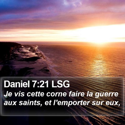 Daniel 7:21 LSG Bible Verse Image