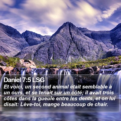 Daniel 7:5 LSG Bible Verse Image