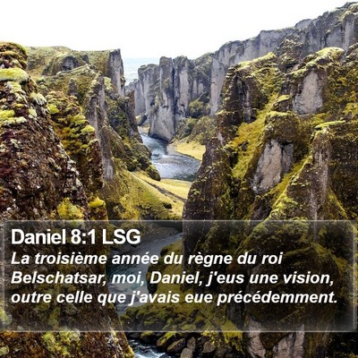 Daniel 8:1 LSG Bible Verse Image
