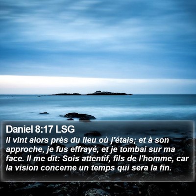 Daniel 8:17 LSG Bible Verse Image