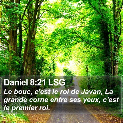 Daniel 8:21 LSG Bible Verse Image
