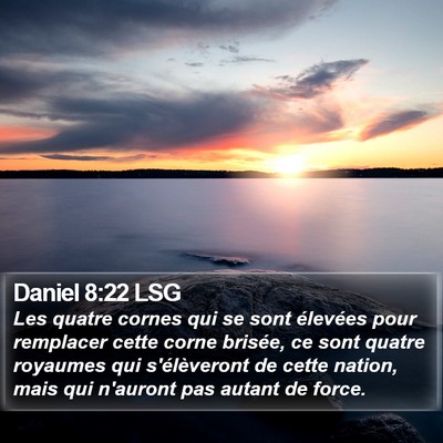 Daniel 8:22 LSG Bible Verse Image