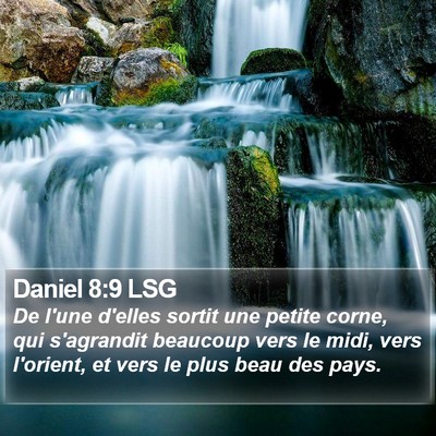 Daniel 8:9 LSG Bible Verse Image