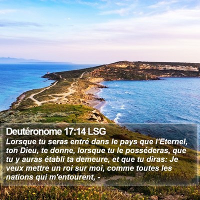 Deutéronome 17:14 LSG Bible Verse Image