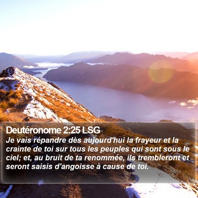Deutéronome 2:25 LSG Bible Verse Image