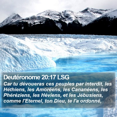 Deutéronome 20:17 LSG Bible Verse Image