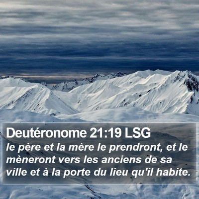 Deutéronome 21:19 LSG Bible Verse Image