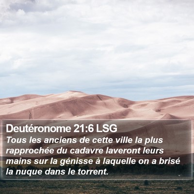 Deutéronome 21:6 LSG Bible Verse Image