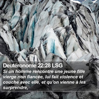 Deutéronome 22:28 LSG Bible Verse Image