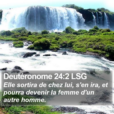 Deutéronome 24:2 LSG Bible Verse Image