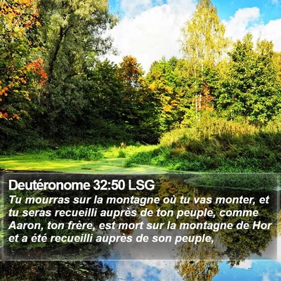 Deutéronome 32:50 LSG Bible Verse Image