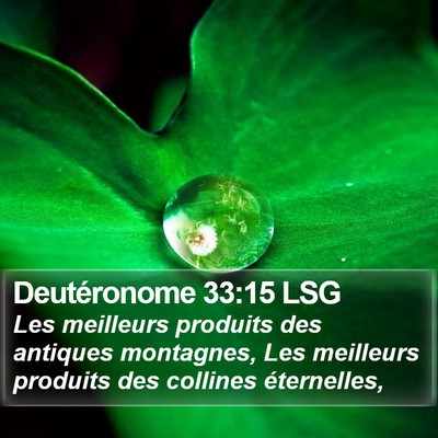Deutéronome 33:15 LSG Bible Verse Image