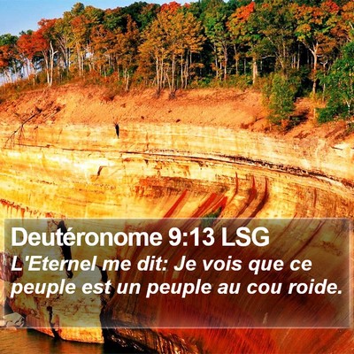 Deutéronome 9:13 LSG Bible Verse Image