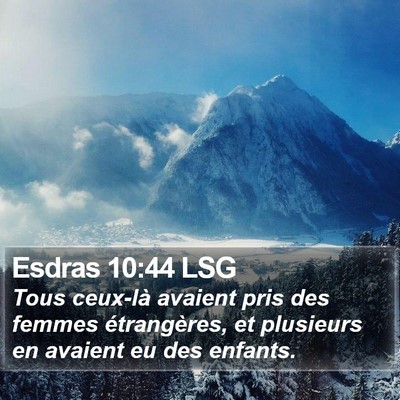 Esdras 10:44 LSG Bible Verse Image