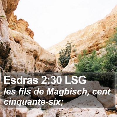 Esdras 2:30 LSG Bible Verse Image