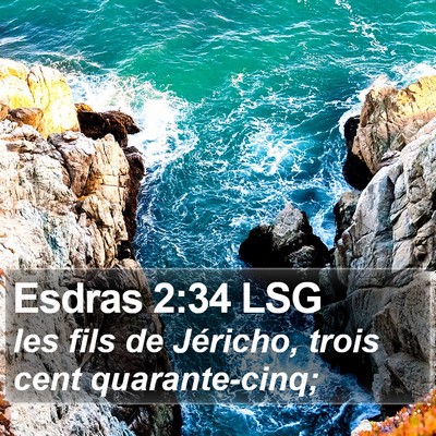 Esdras 2:34 LSG Bible Verse Image
