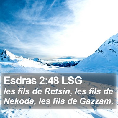 Esdras 2:48 LSG Bible Verse Image