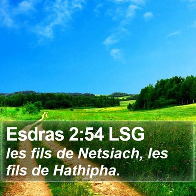 Esdras 2:54 LSG Bible Verse Image