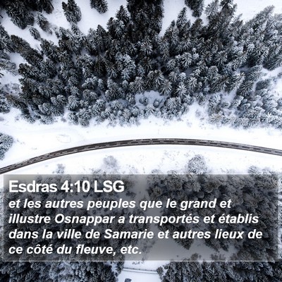 Esdras 4:10 LSG Bible Verse Image