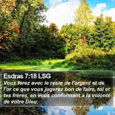 Esdras 7:18 LSG Bible Verse Image
