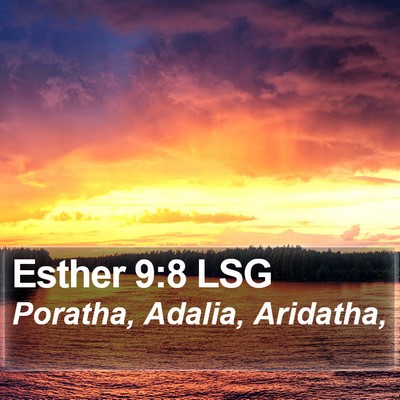 Esther 9:8 LSG Bible Verse Image