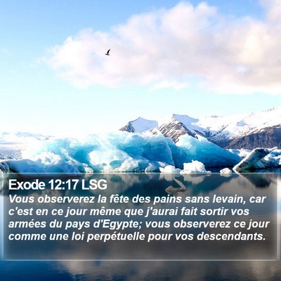 Exode 12:17 LSG Bible Verse Image
