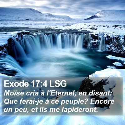 Exode 17:4 LSG Bible Verse Image