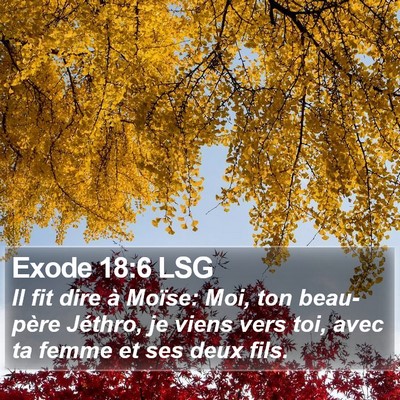 Exode 18:6 LSG Bible Verse Image