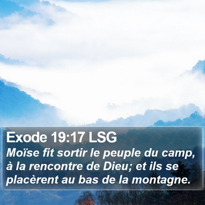 Exode 19:17 LSG Bible Verse Image