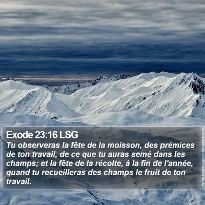 Exode 23:16 LSG Bible Verse Image