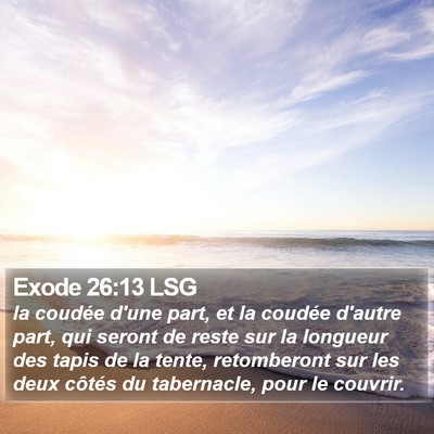 Exode 26:13 LSG Bible Verse Image