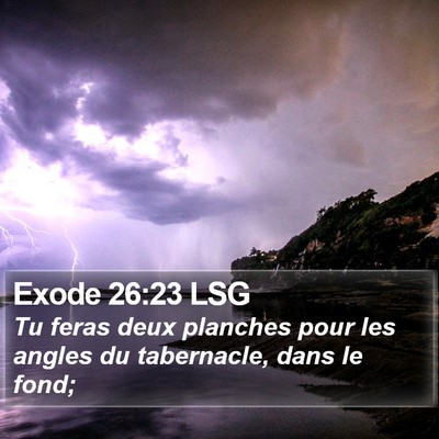Exode 26:23 LSG Bible Verse Image