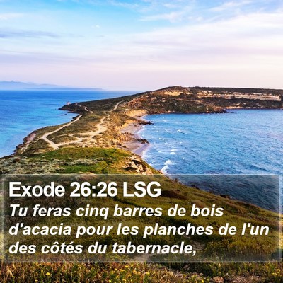Exode 26:26 LSG Bible Verse Image