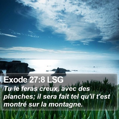 Exode 27:8 LSG Bible Verse Image