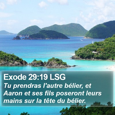 Exode 29:19 LSG Bible Verse Image