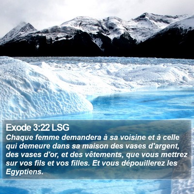 Exode 3:22 LSG Bible Verse Image
