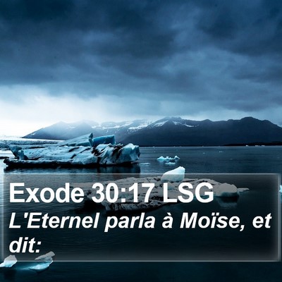 Exode 30:17 LSG Bible Verse Image