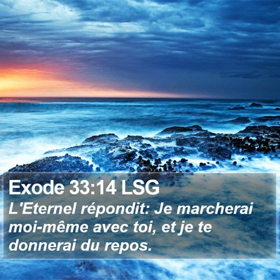 Exode 33:14 LSG Bible Verse Image