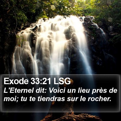 Exode 33:21 LSG Bible Verse Image