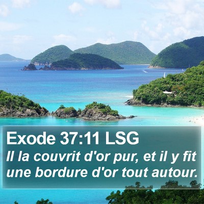 Exode 37:11 LSG Bible Verse Image