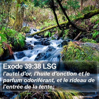 Exode 39:38 LSG Bible Verse Image